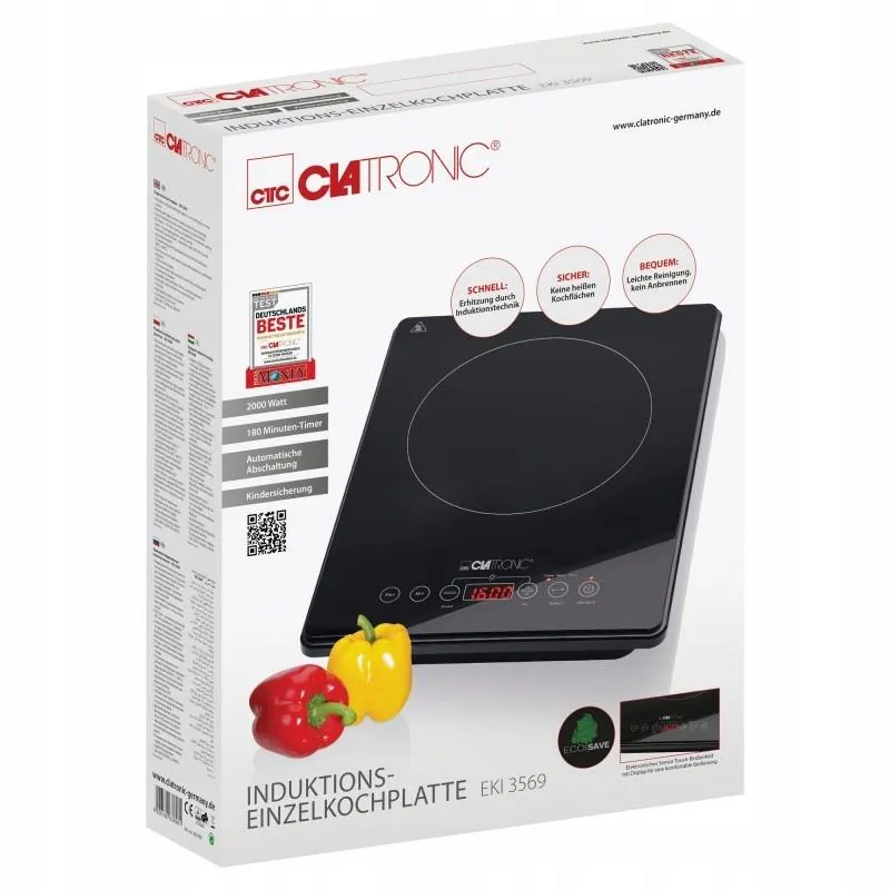 Індукційна електроплита Clatronic EKI 3569